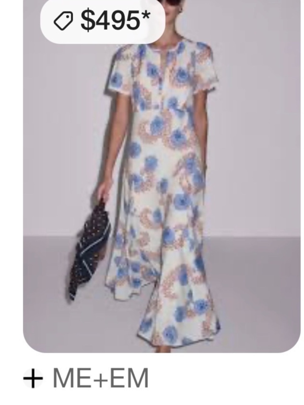 ME+EM maxi botanical length dress, size 4 like brand new - Picture 4 of 4